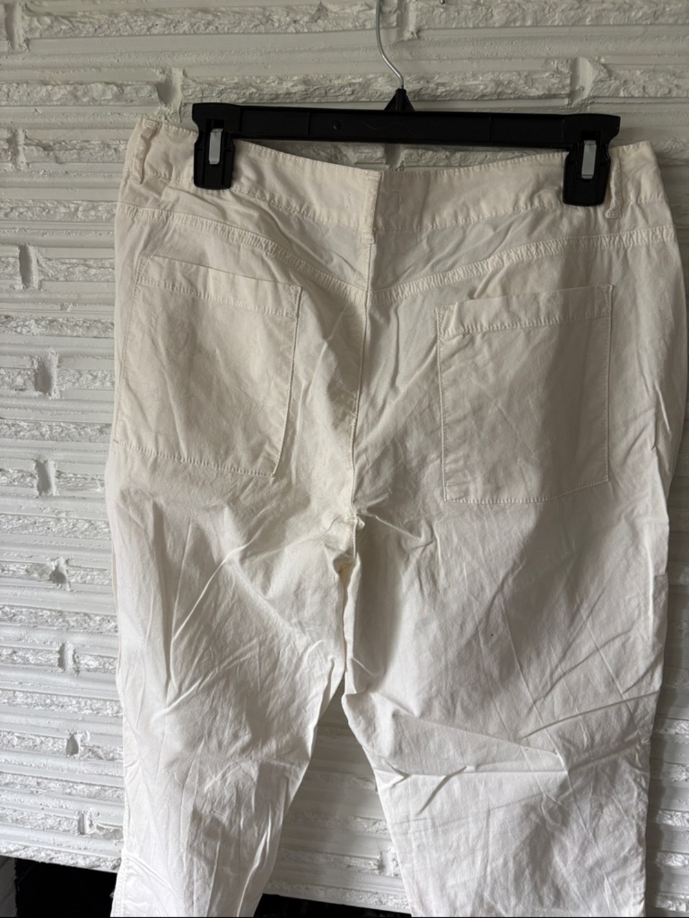 Daily Ritual Cream High-Waist Cotton Pants